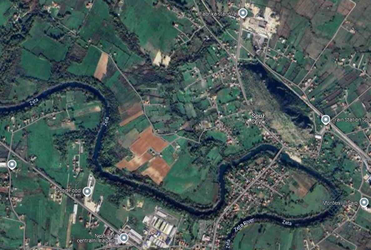 Danilovgrad, Spuž, plac 9925m²